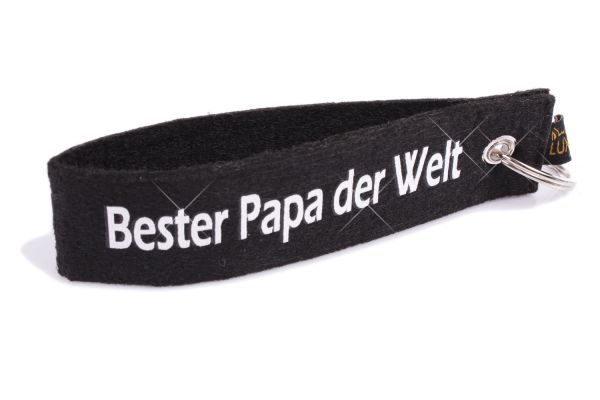 Filz Schlüsselanhänger "Bester Papa der Welt"