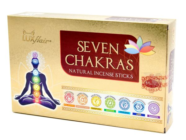 Masala Chakra Incense Sticks Set - 7 Chakras