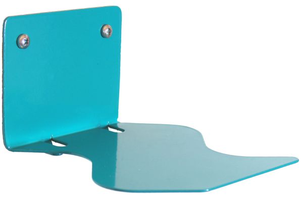 Floating books turquoise, design edition in S-shape