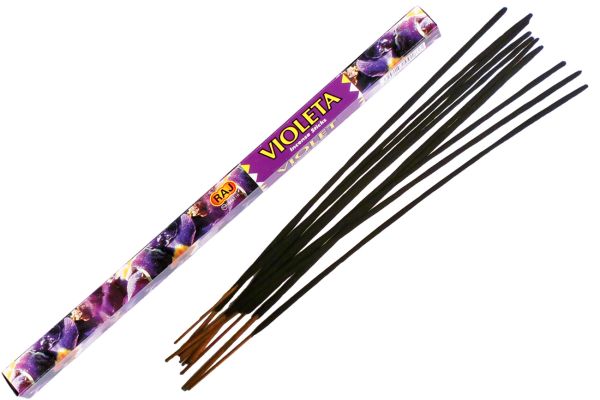Incense sticks violets set of 10