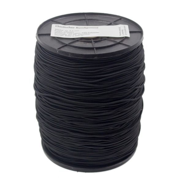 2,3mm rubber cord - rubber band in 100m economy pack