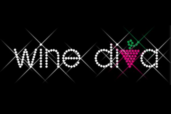 Rhinestone motif "Wine Diva